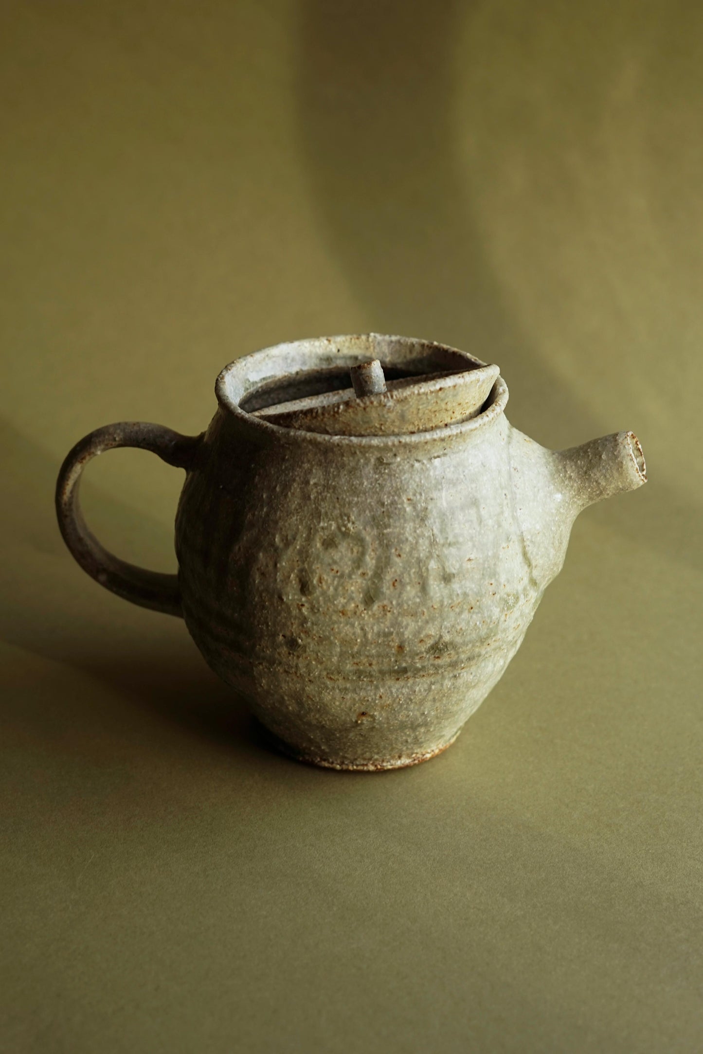 Ingot Objects Ash glaze large teapot