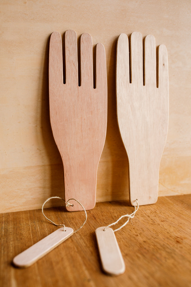 ALT=Glove boards from Cecil Tait of Paparwark in Shetland.