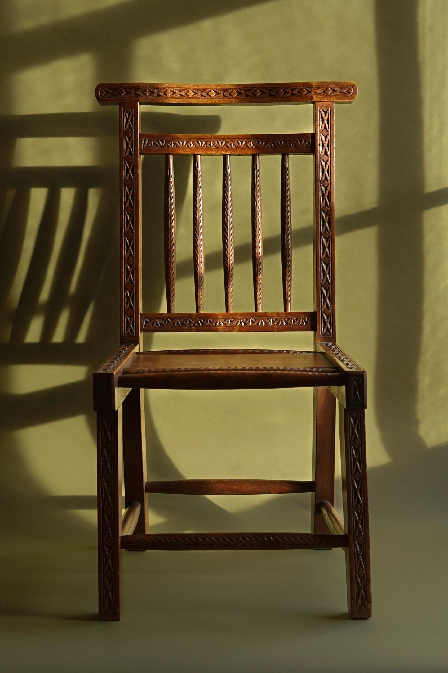 Caithness chip-carved chair