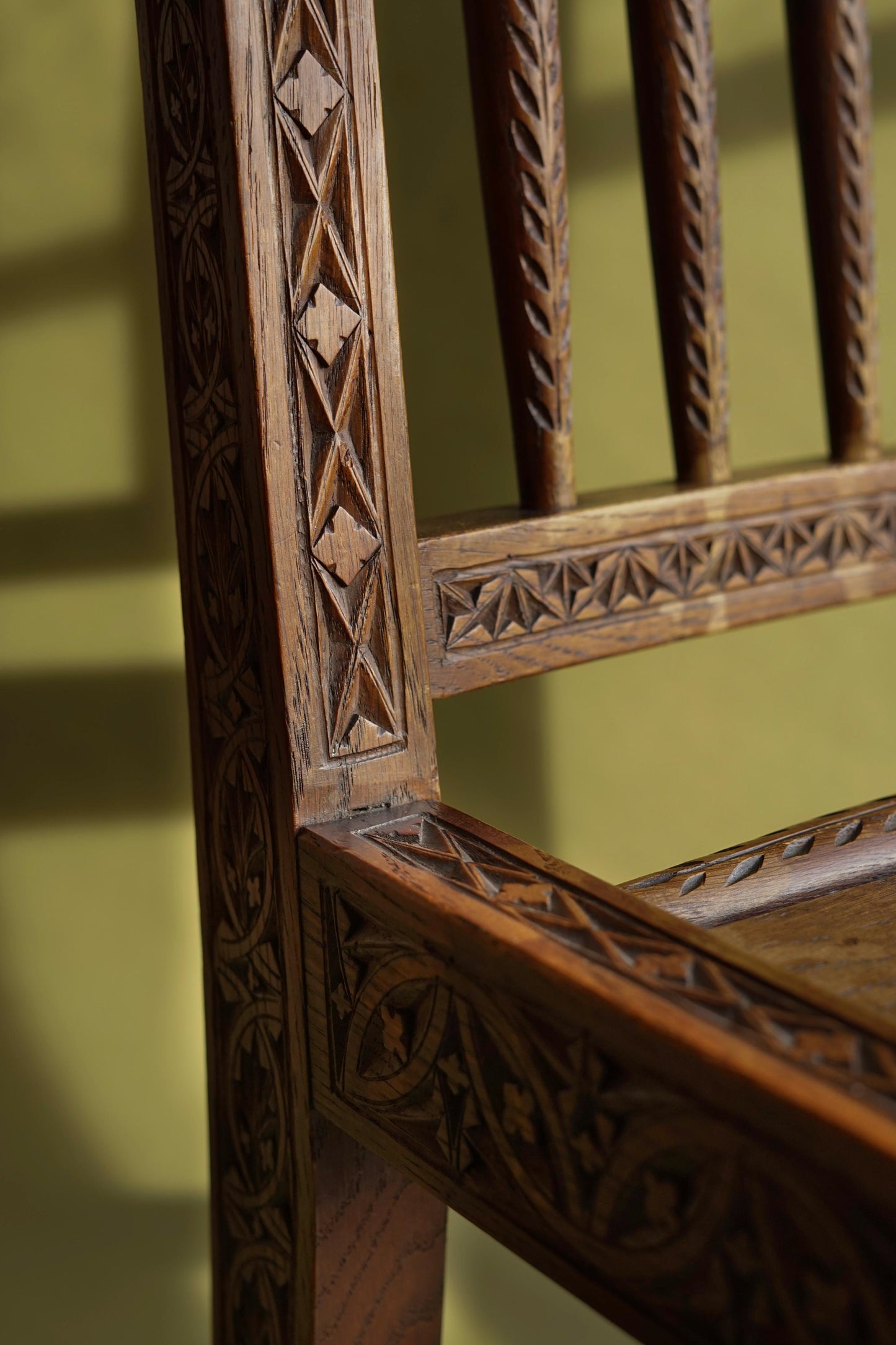 Caithness chip-carved chair