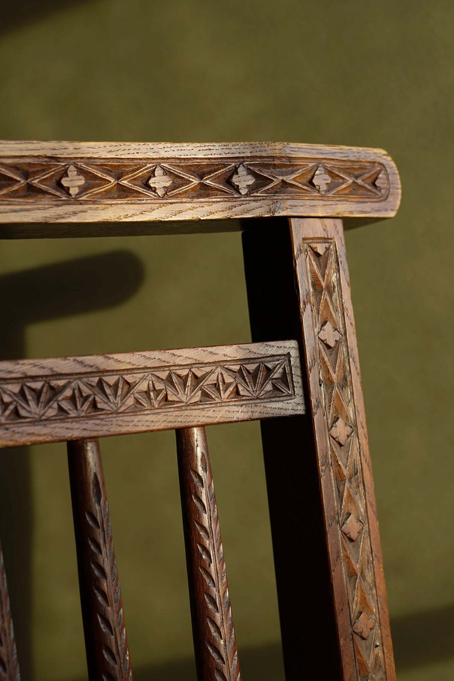 Caithness chip-carved chair