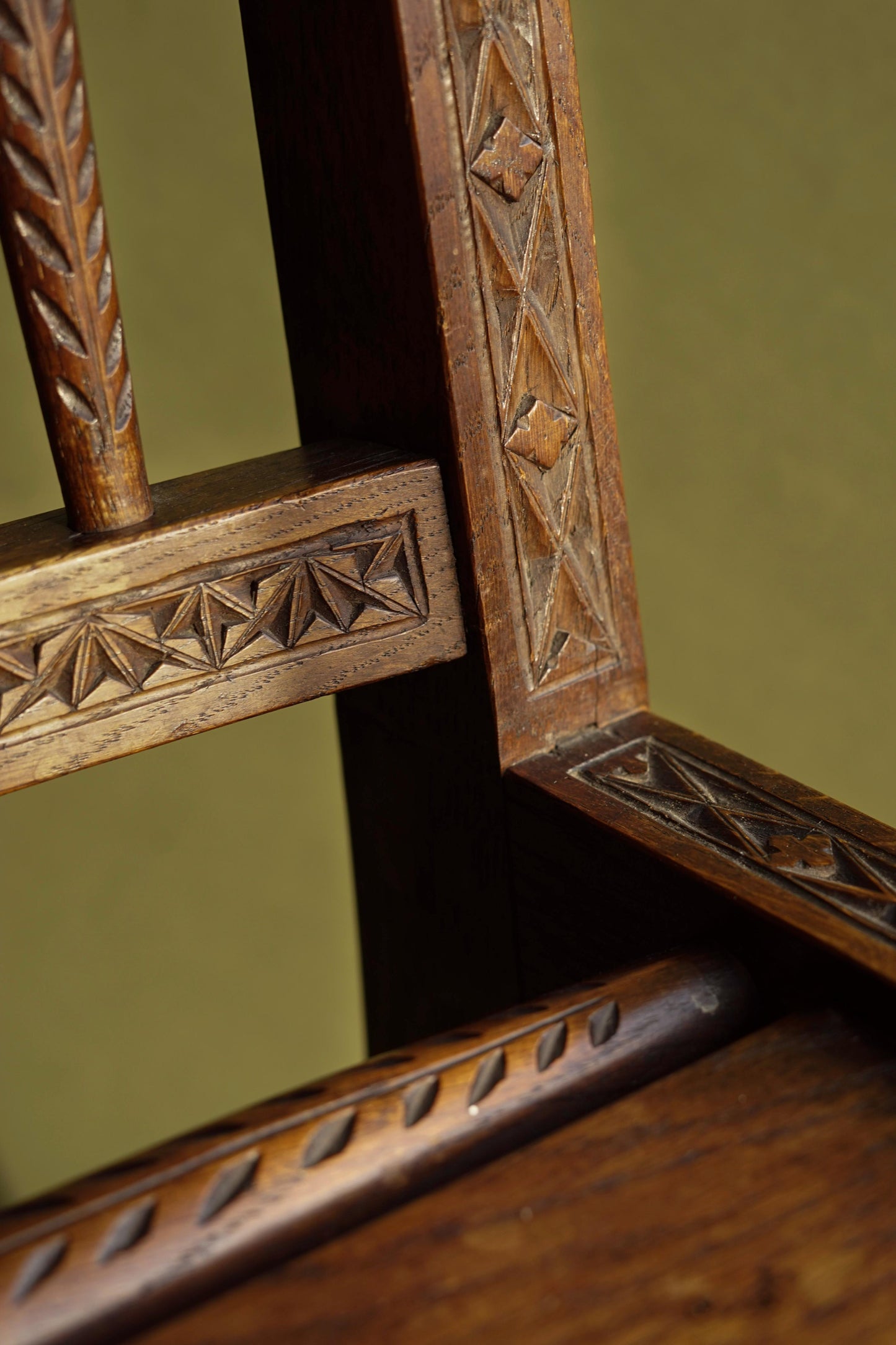 Caithness chip-carved chair