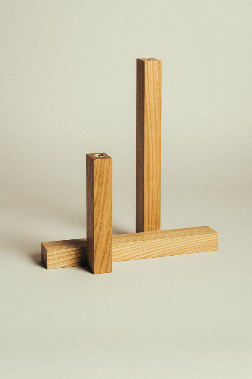 Nick Ross Primitive Arrangement vase, 2 stem