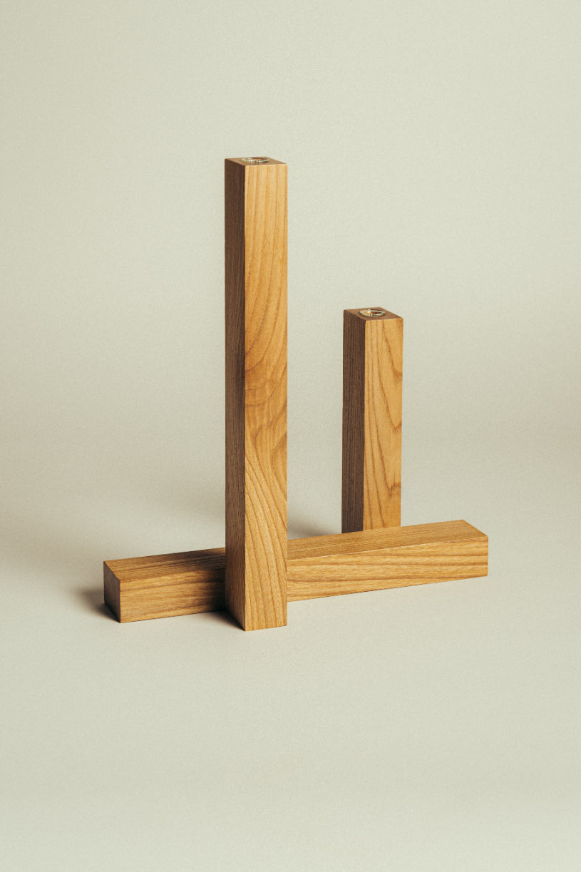 Nick Ross Primitive Arrangement vase, 2 stem