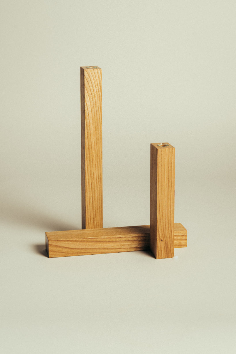 Nick Ross Primitive Arrangement vase, 2 stem