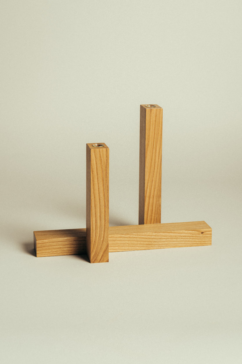 Nick Ross Primitive Arrangement vase, 2 stem