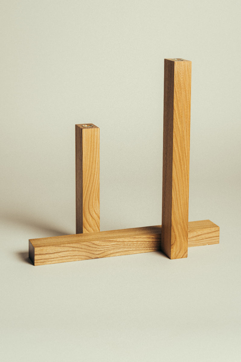 Nick Ross Primitive Arrangement vase, 2 stem