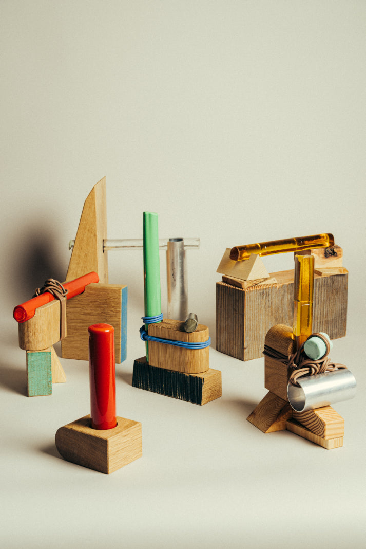 Juli Bolaños-Durman Bathroom Totems