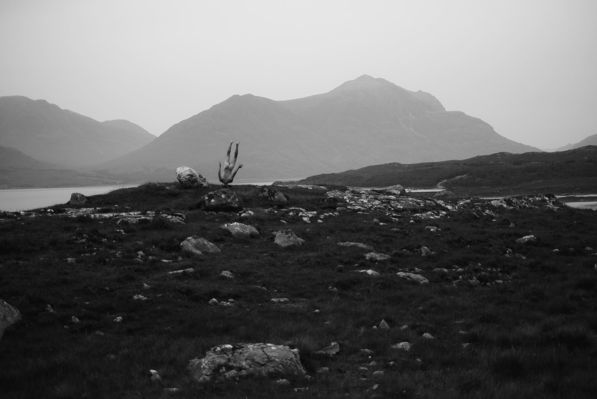 Beinn Alligin from Shieldaig ALT= From the photography series UPENDED by Matthew Hyndman, Beinn Alligin from Shieldaig.