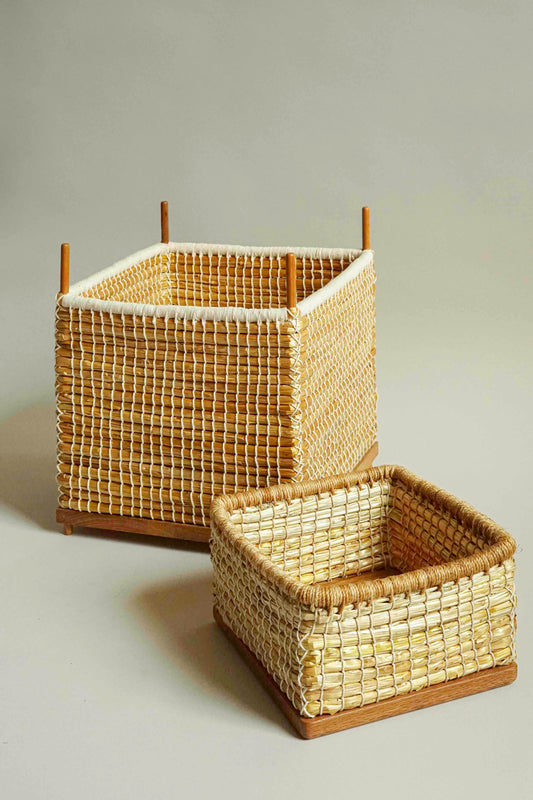 Eve Eunson Straw Baskets
