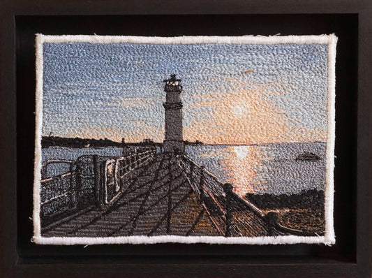 Laura Lees Postcards: Newhaven Light