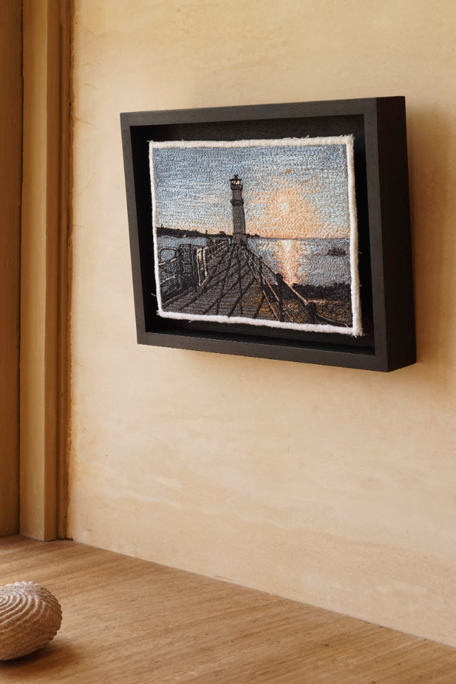 Laura Lees Postcards: Newhaven Light