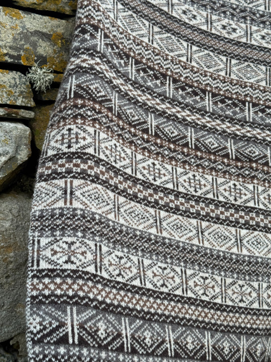 Marie Bruhat Fair Isle throws