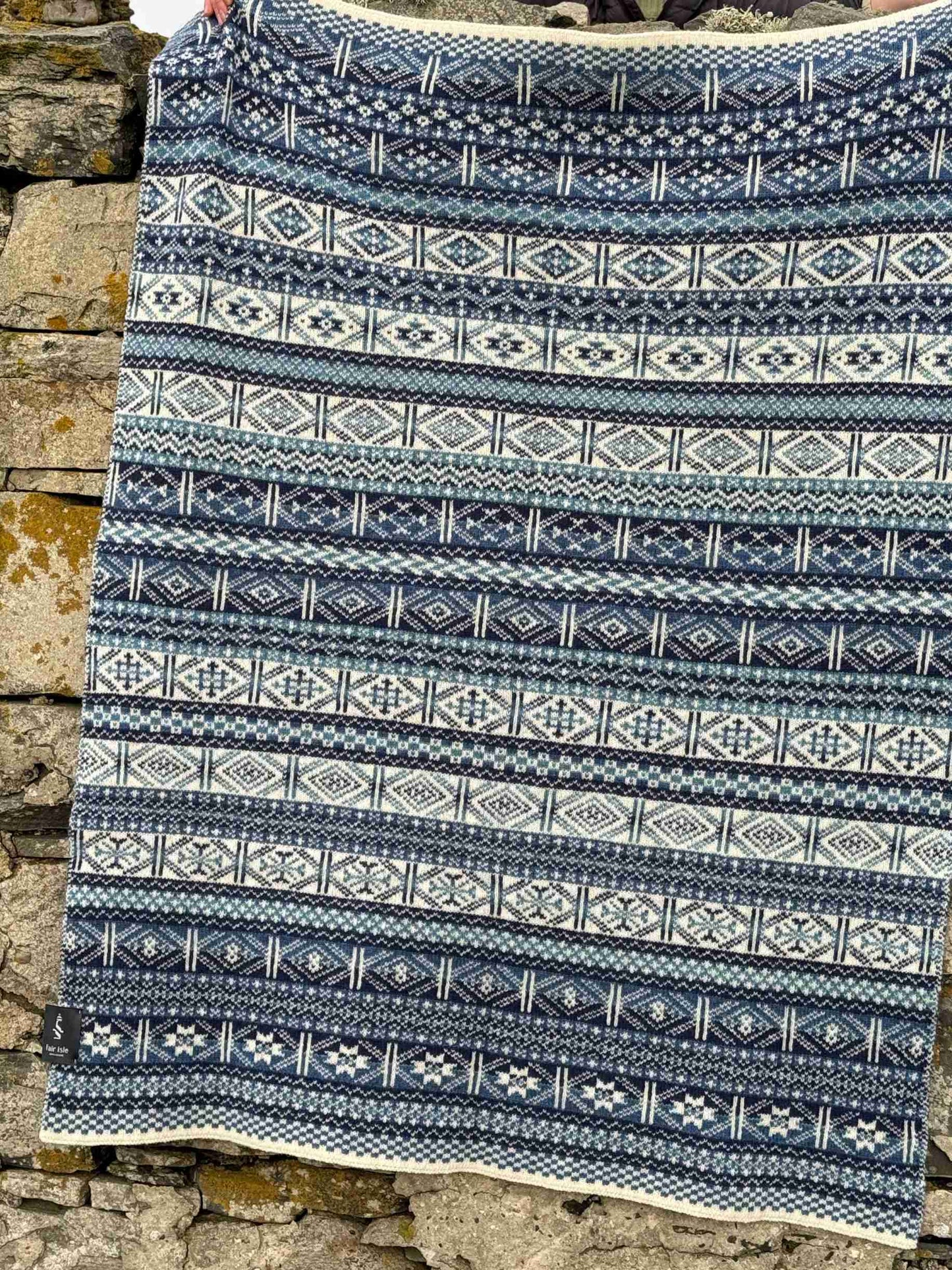 Marie Bruhat Fair Isle throws