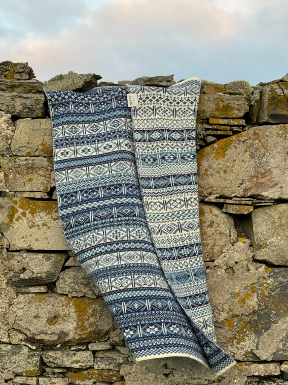 Marie Bruhat Fair Isle throws