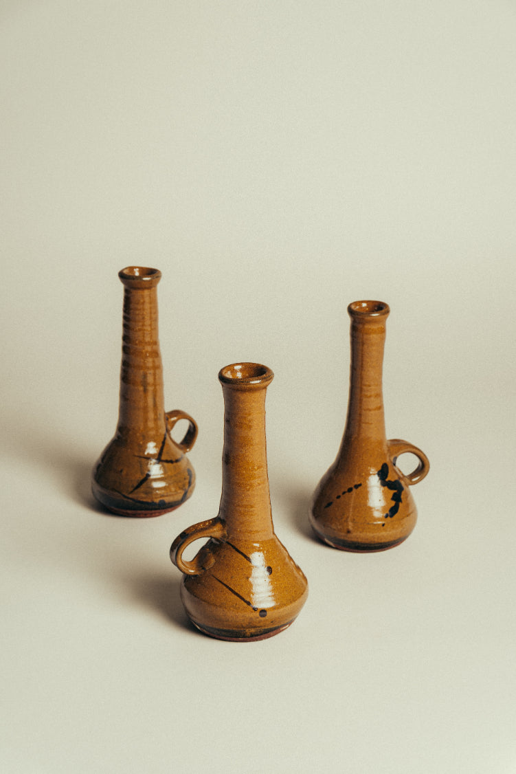Ceramics by Joshua Williams Amber Flagon candlestick