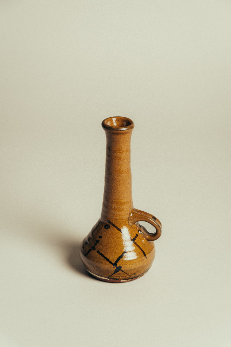 Ceramics by Joshua Williams Amber Flagon candlestick