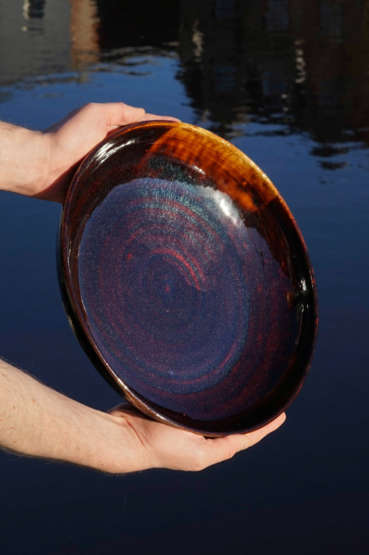 LaKrista Light through Dark Water Large Platter