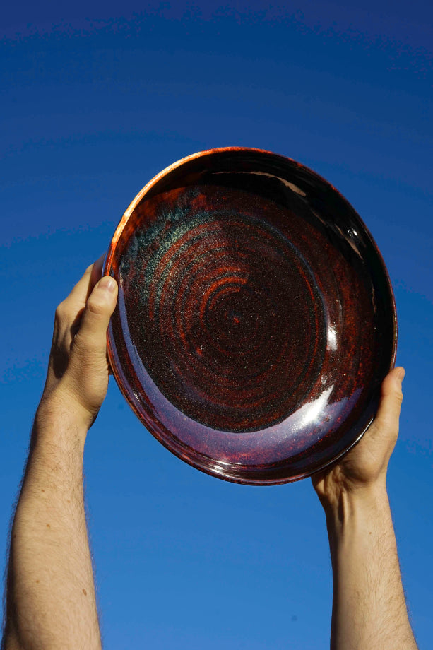 LaKrista Light through Dark Water Large Platter