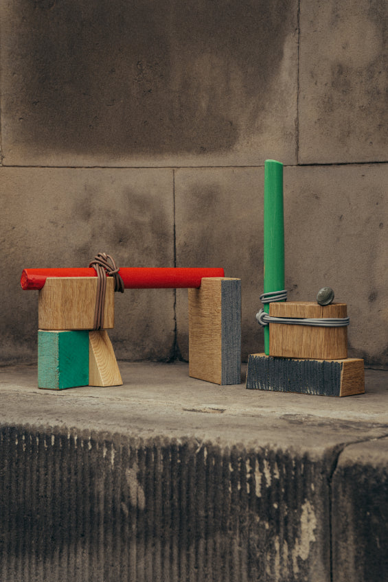 Juli Bolaños-Durman Bathroom Totems