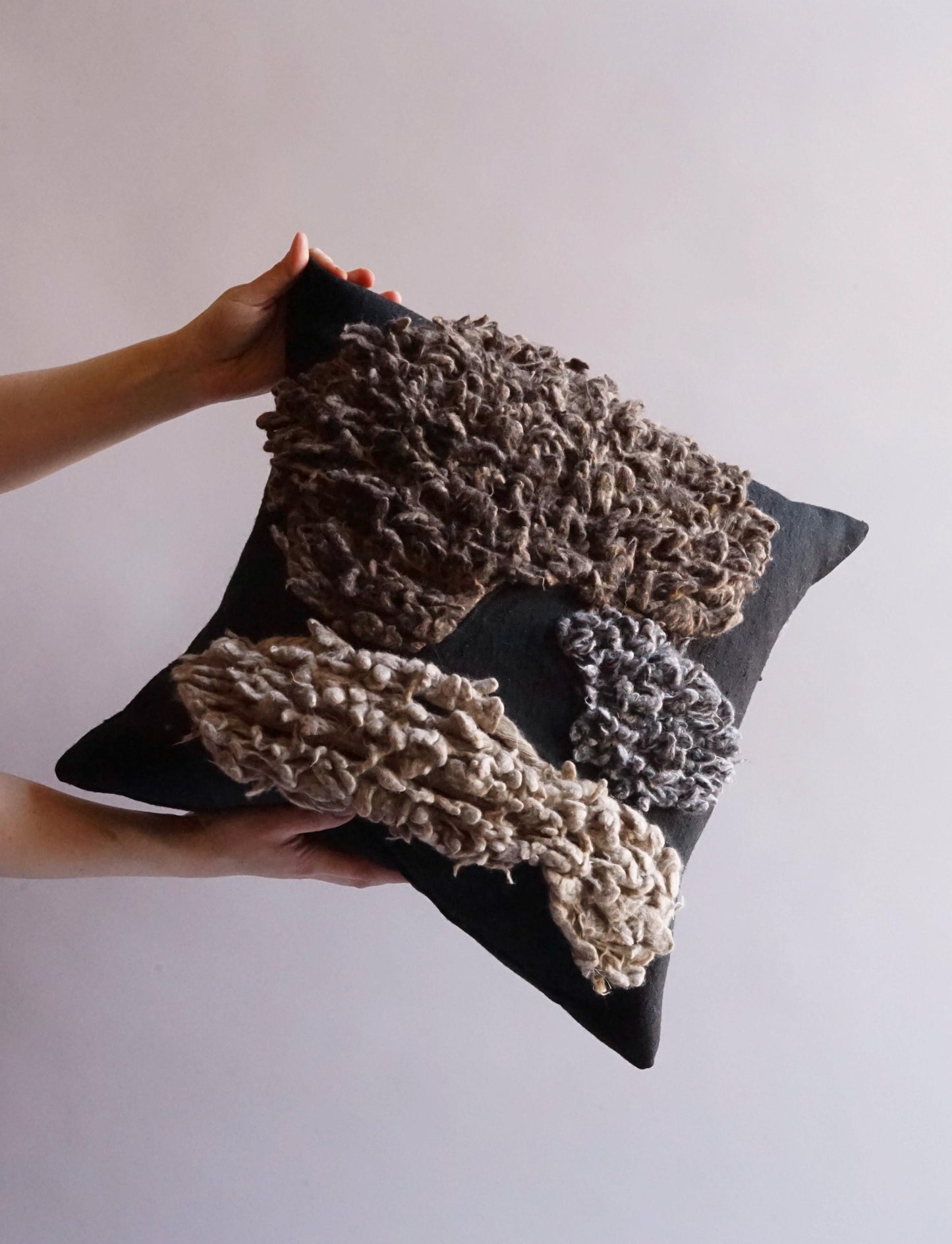 Louise Bennetts x Bard Cushions: Felted Stones
