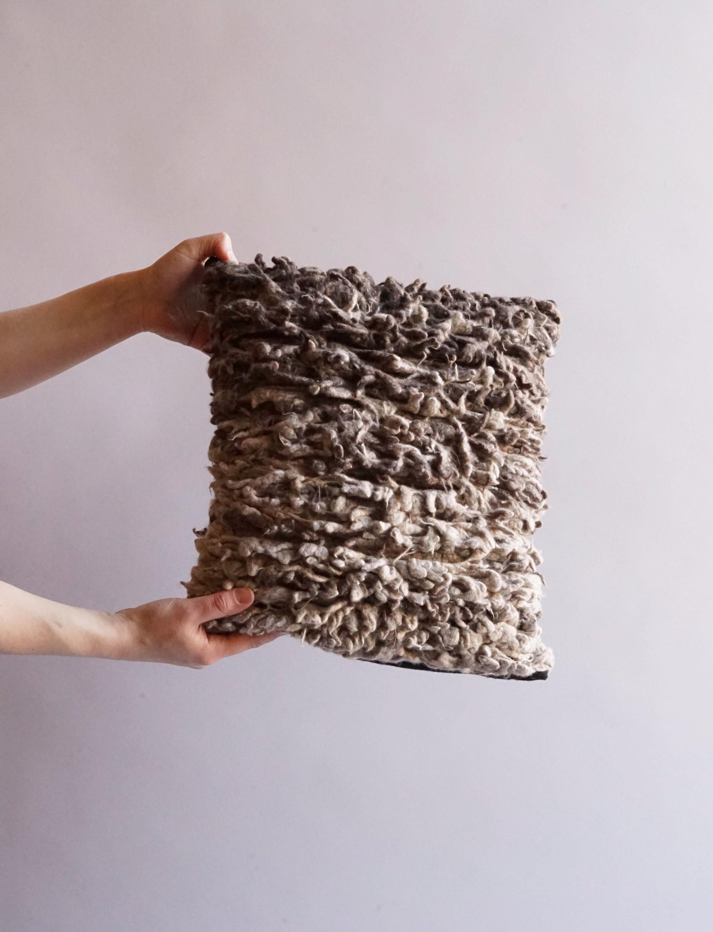 Louise Bennetts x Bard Cushions: Felted Stones