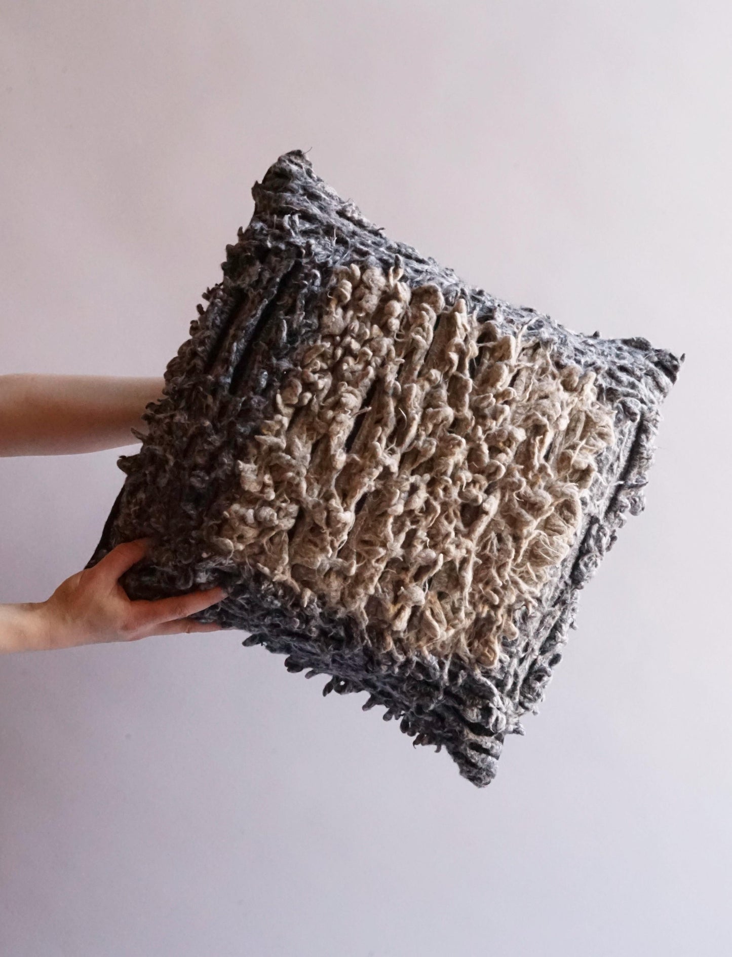 Louise Bennetts x Bard Cushions: Felted Stones
