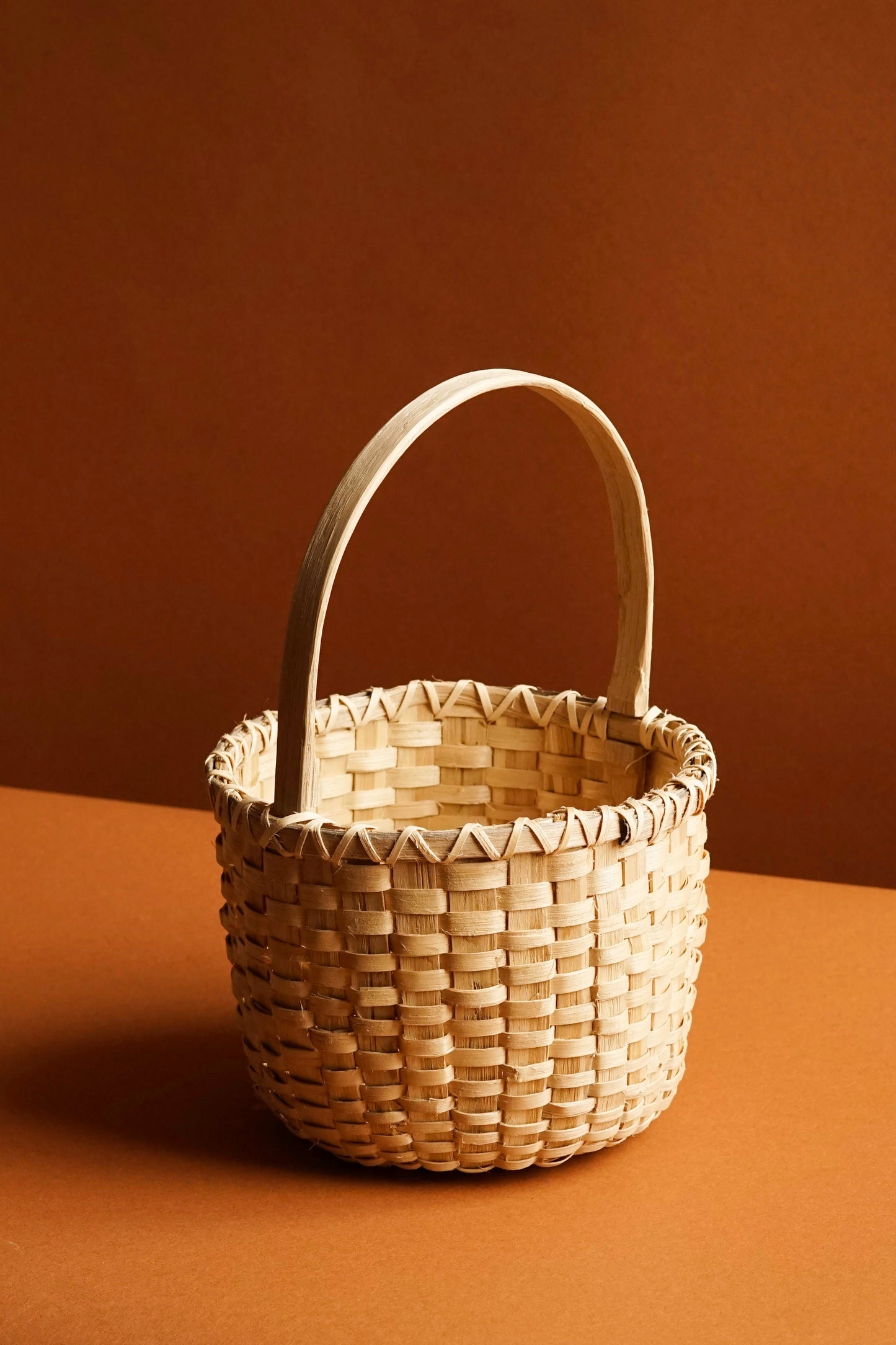 The Bumbling Basketeer Round Baskets