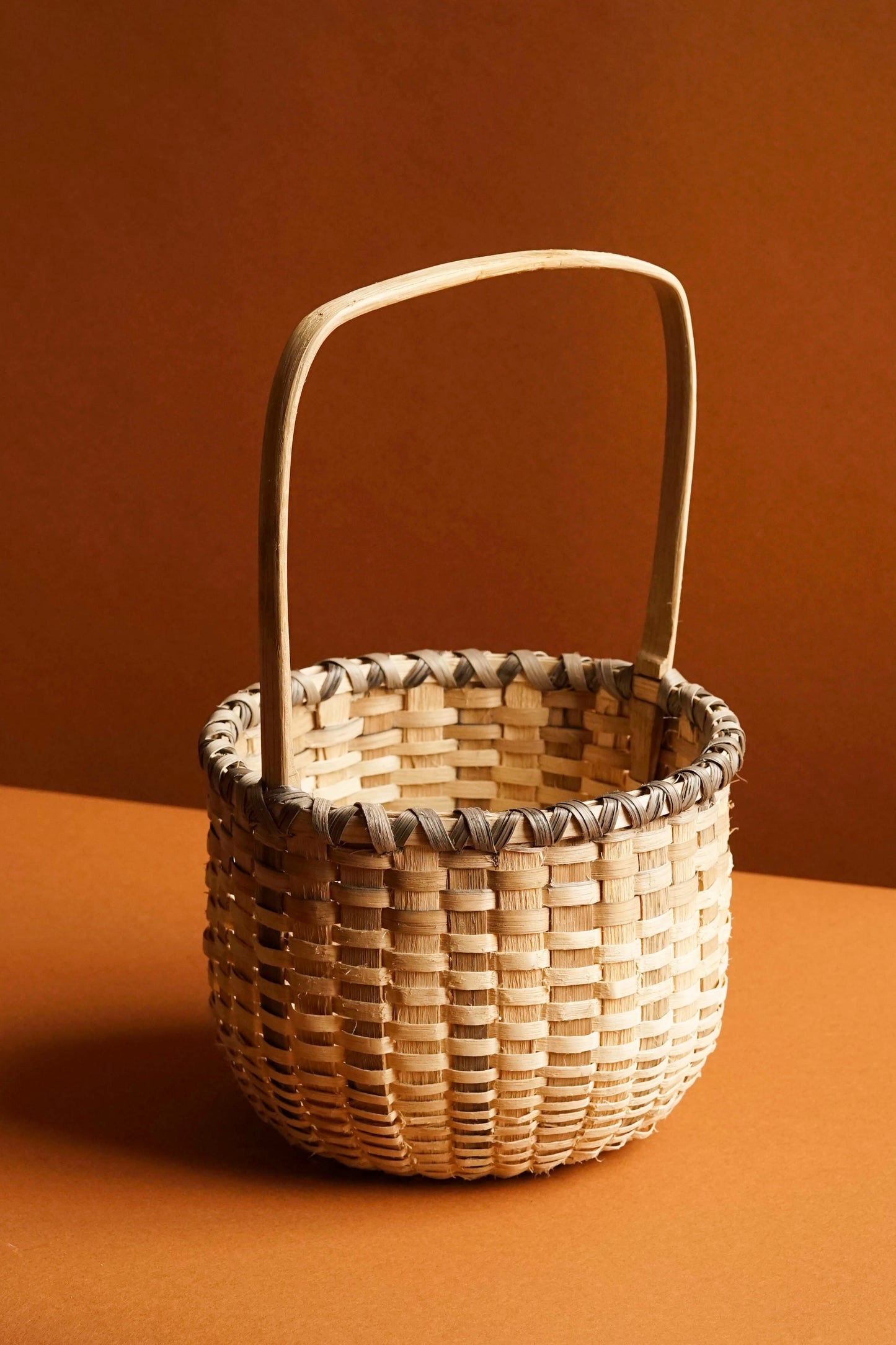 The Bumbling Basketeer Round Baskets