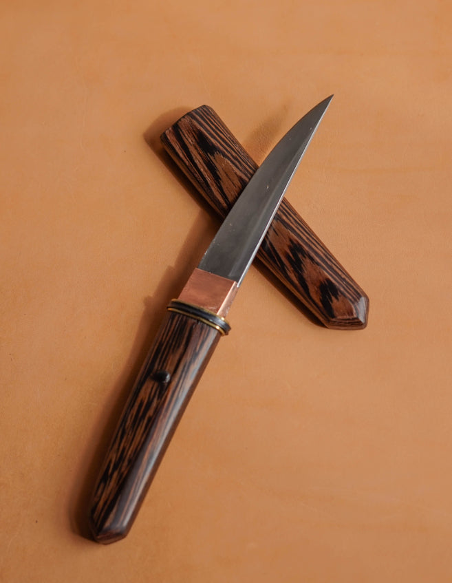 ALT=Handmade knife made in Skye by Jake Clelland.